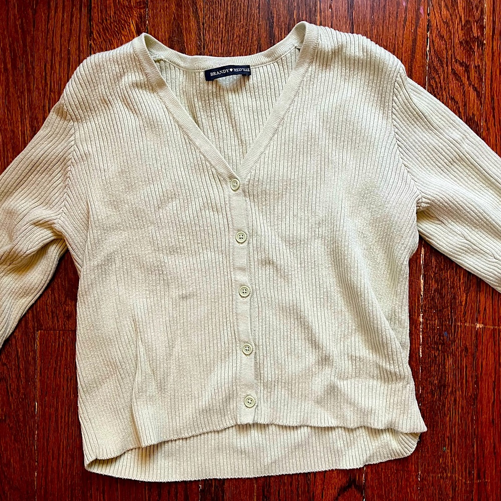 Brandy Melville Sage Green Cardigan